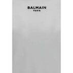 Balmain White Cotton T-Shirt