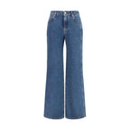 Balmain Blue Cotton Jeans Denim