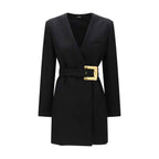 Balmain Black Wool Oves Aries Blazer