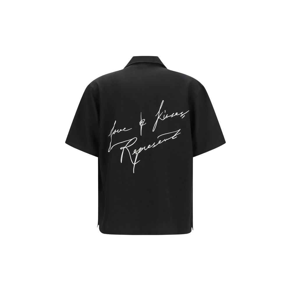 Represent Black Lyocell Pattern Shirt