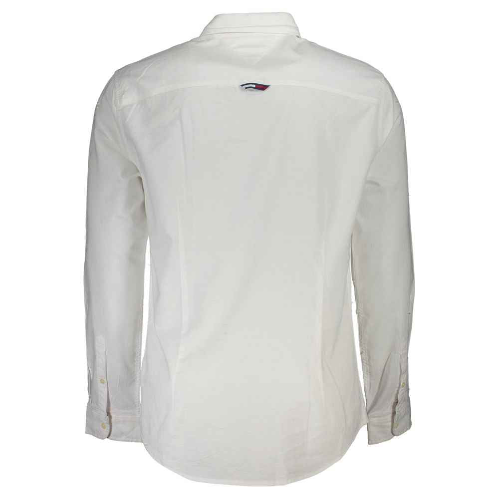 Tommy Hilfiger Bianco Cotton Men's Shirt