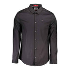 Tommy Hilfiger Black Cotton Men's Shirt
