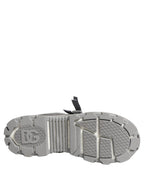 Dolce & Gabbana Gray Airmaster Panelled Low Top Men Sneakers Shoes
