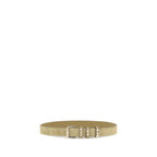 Valentino Garavani Beige Calf Leather Bos Taurus Belt