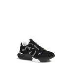 Valentino Garavani Black Polyester Athletic Sneakers