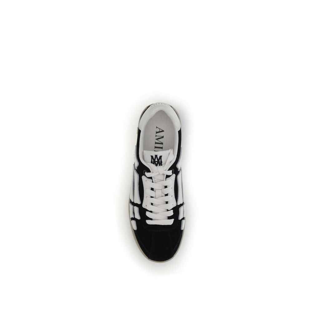 Amiri Black Calf Leather Bos Taurus Athletic Sneakers