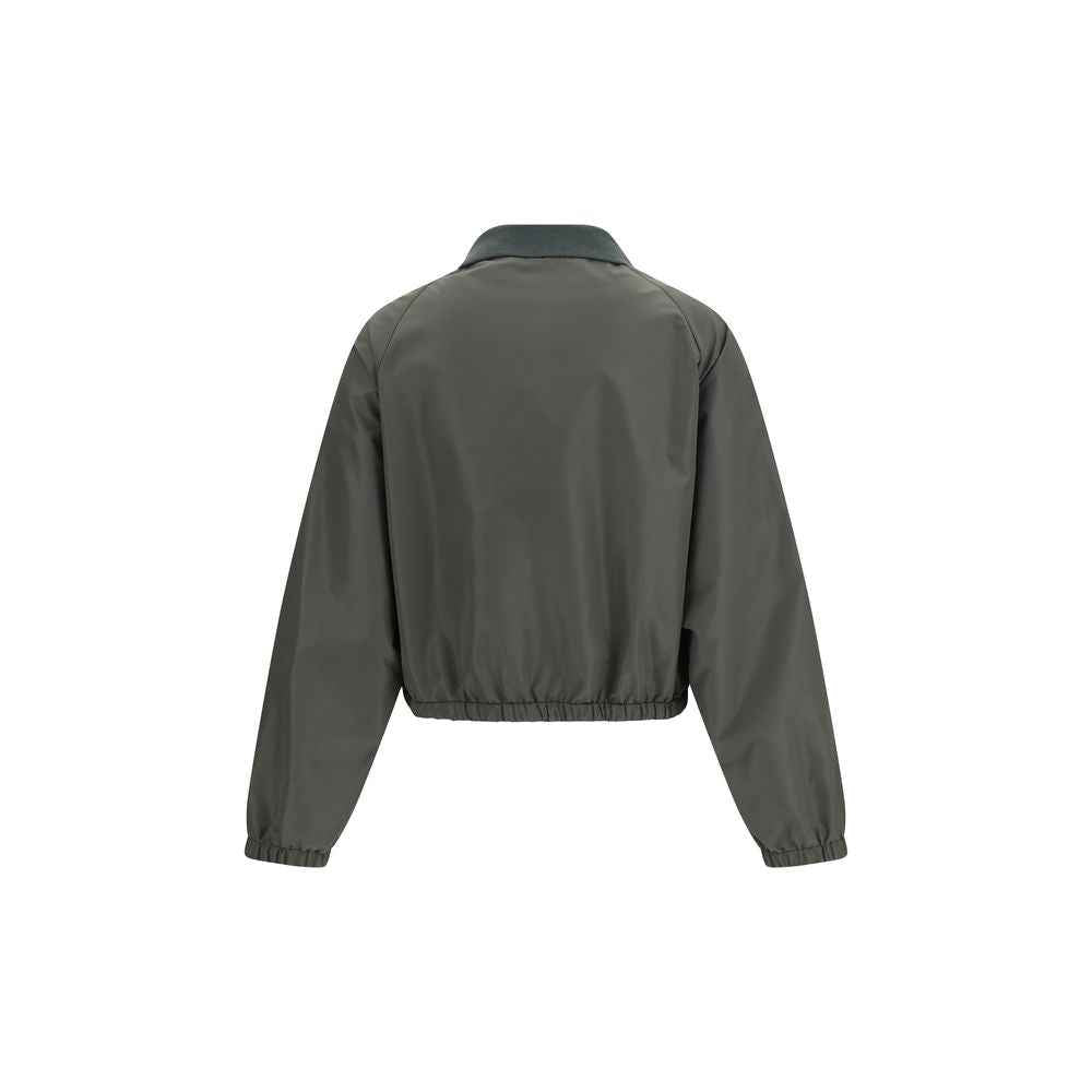 Miu Miu Bicolor Polyester Shell Jacket