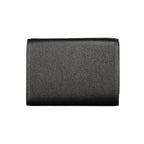 Mario Valentino Black Polyurethane Womens Wallet