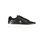 Calvin Klein Black Polyurethane Men's Sneaker