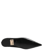 Dolce & Gabbana Black Over The Knee Tulle Flats Boots Shoes