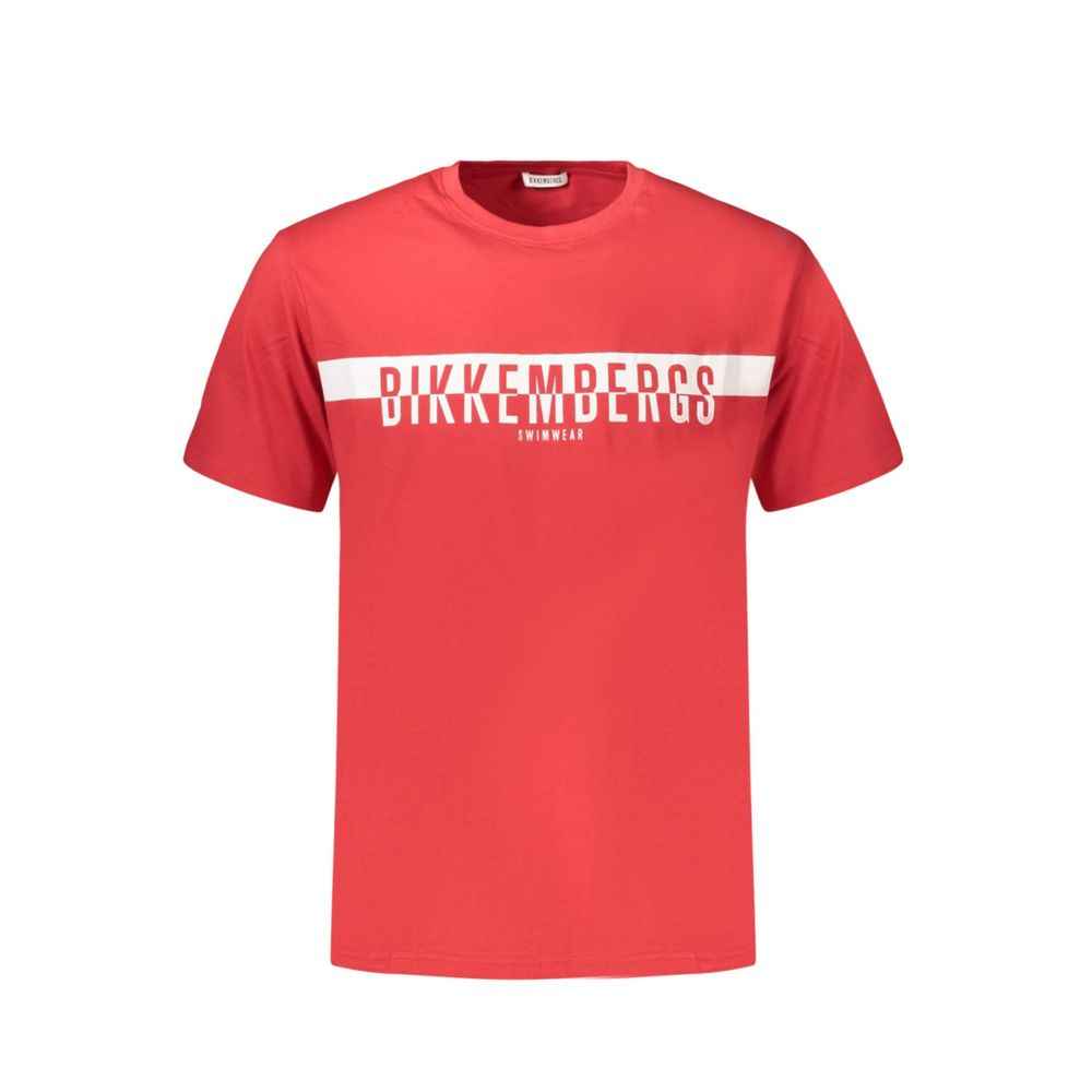 Bikkembergs Red Cotton Men's T-Shirt