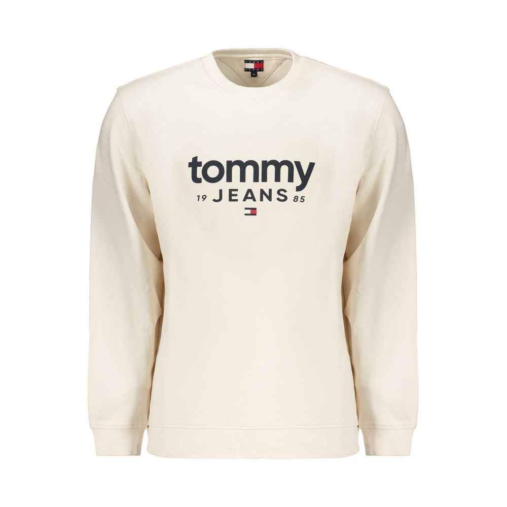 Tommy Hilfiger White Cotton Men's Sweatshirt
