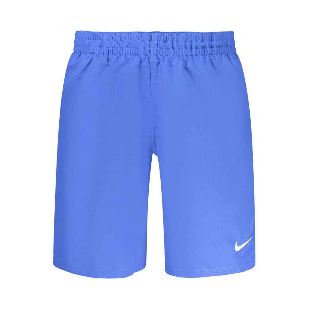 Nike Blue Polyester Men Swimwear