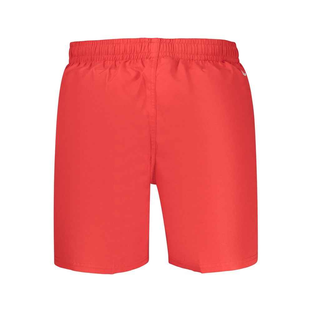 Nike Red Polyester Men's Swimwear