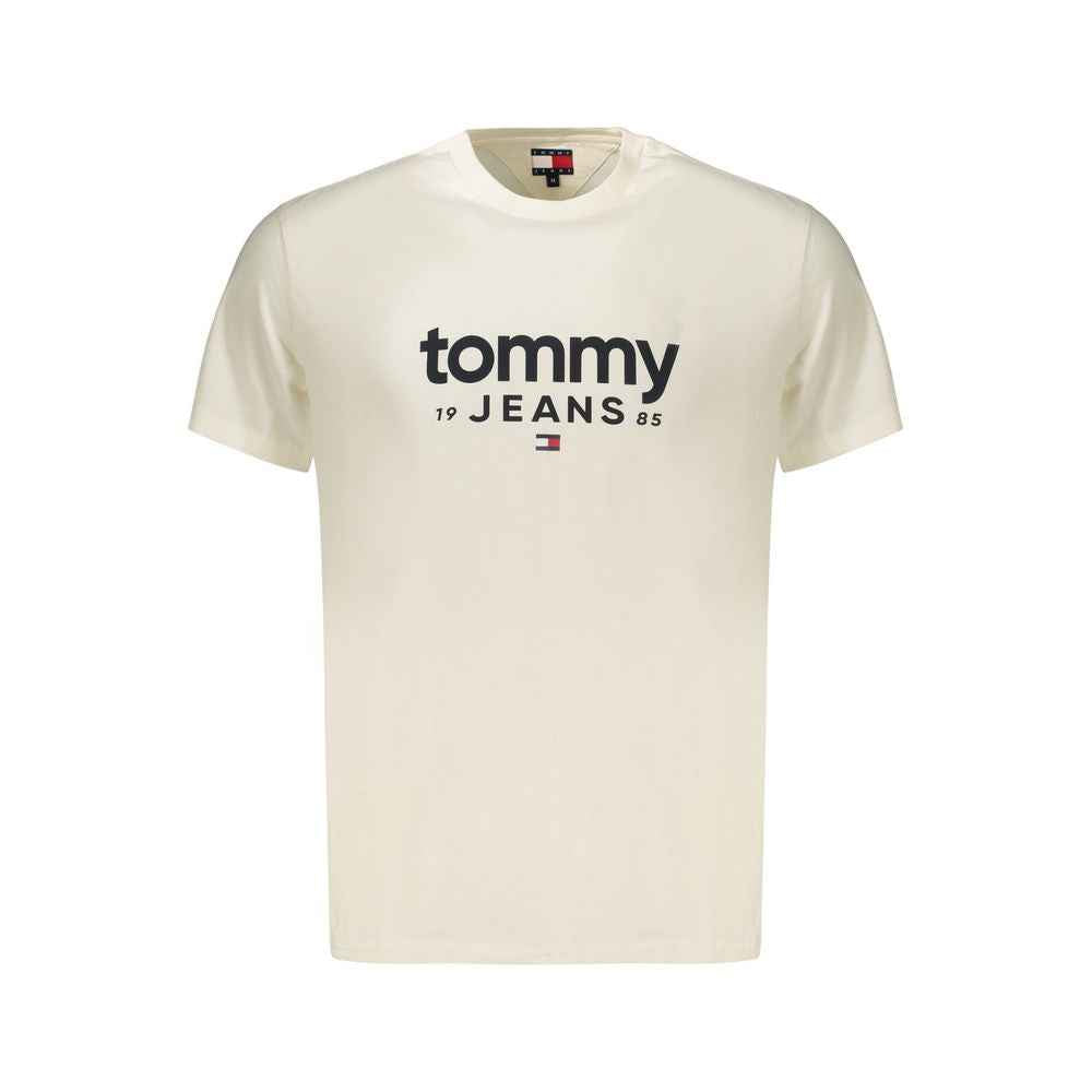 Tommy Hilfiger Bianco Cotton Men's T-Shirt