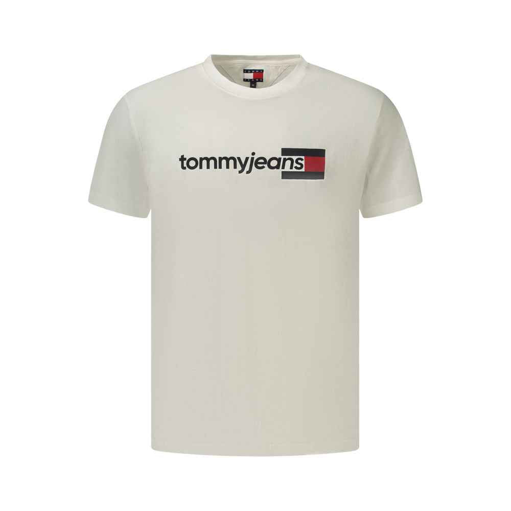 Tommy Hilfiger Bianco Cotton Men's T-Shirt