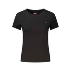 Tommy Hilfiger Black Cotton Women's T-Shirt