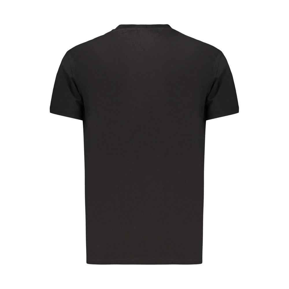 Tommy Hilfiger Black Cotton Mens T-Shirt