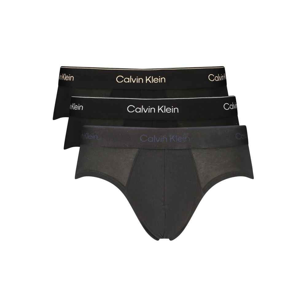 Calvin Klein Black Cotton Men Brief