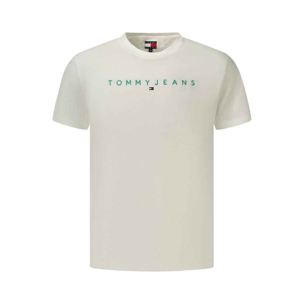 Tommy Hilfiger White Cotton Men's T-Shirt