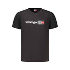 Tommy Hilfiger Black Cotton Men's T-Shirt