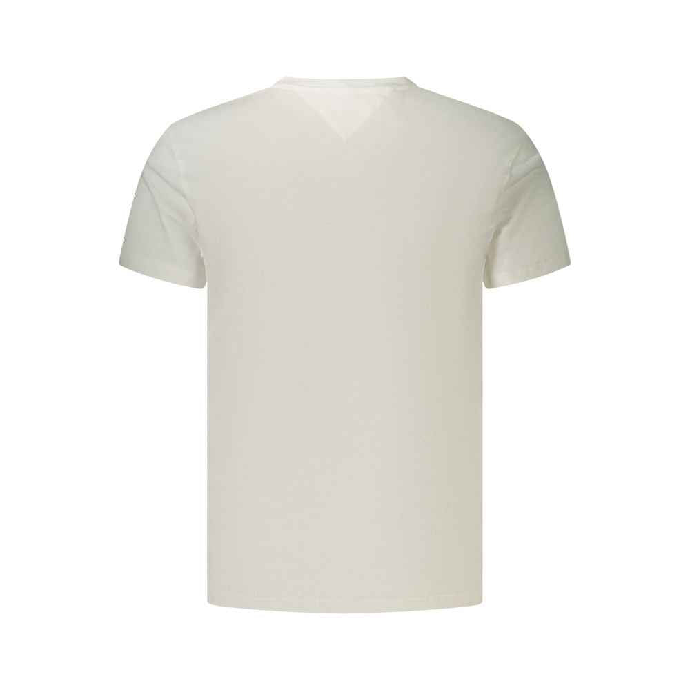 Tommy Hilfiger White Cotton Men's T-Shirt