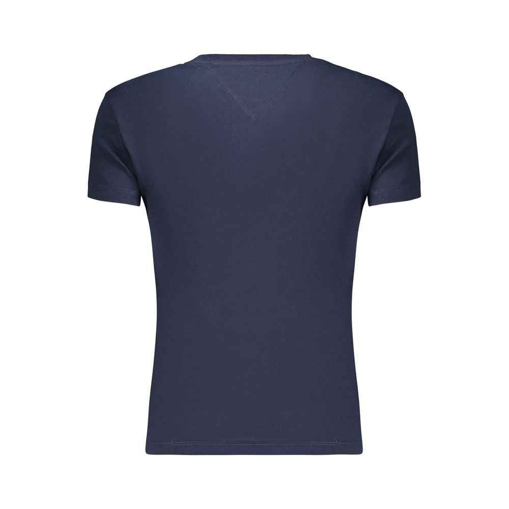 Tommy Hilfiger Blue Cotton Women T-Shirt