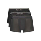 Calvin Klein Black Cotton Menswear Short