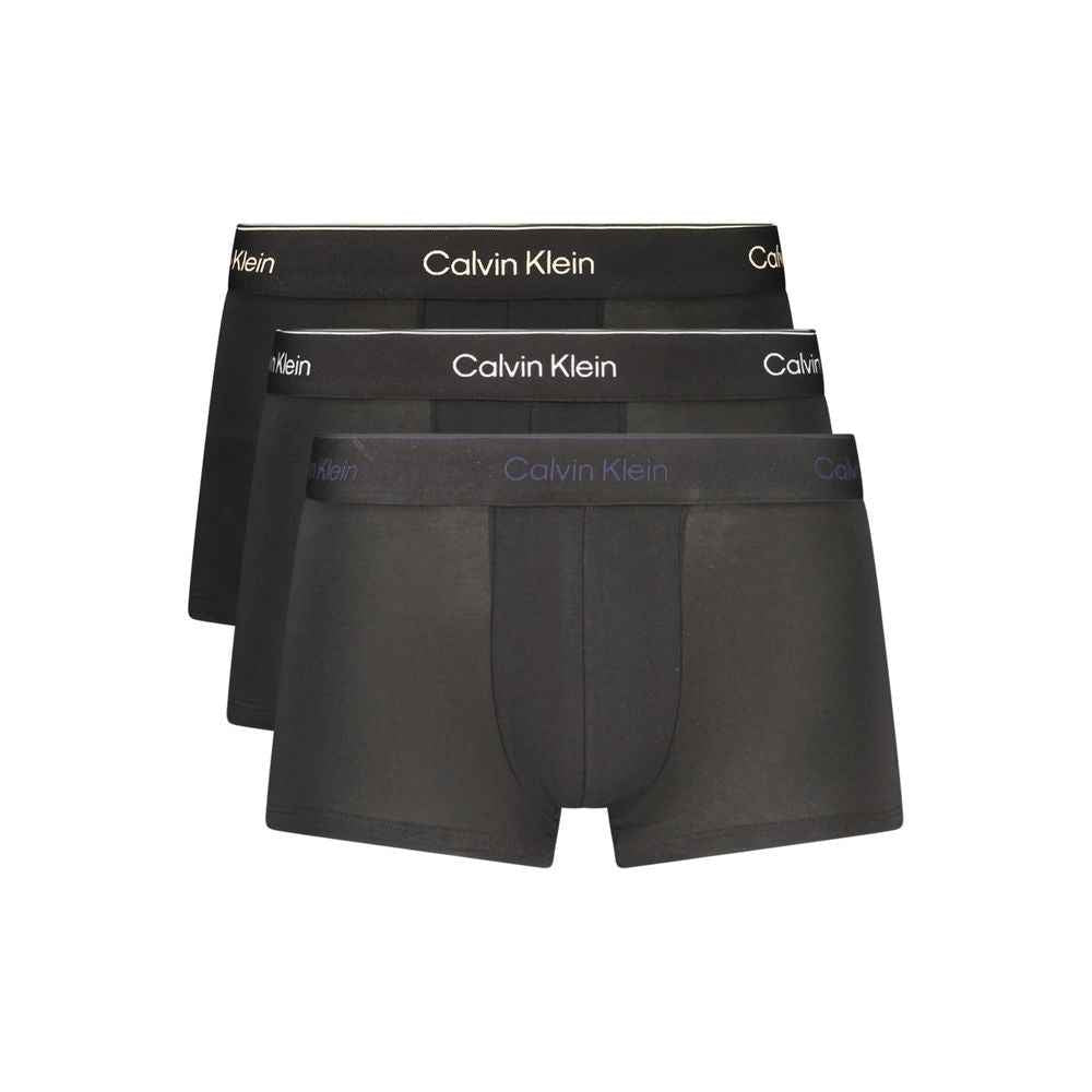 Calvin Klein Black Cotton Menswear Short