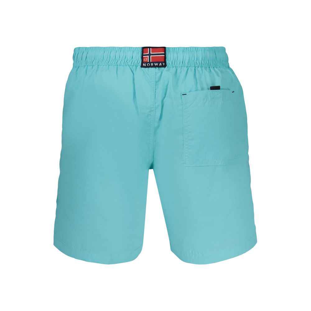 Norway 1963 Blue Polyamide Swim Shorts