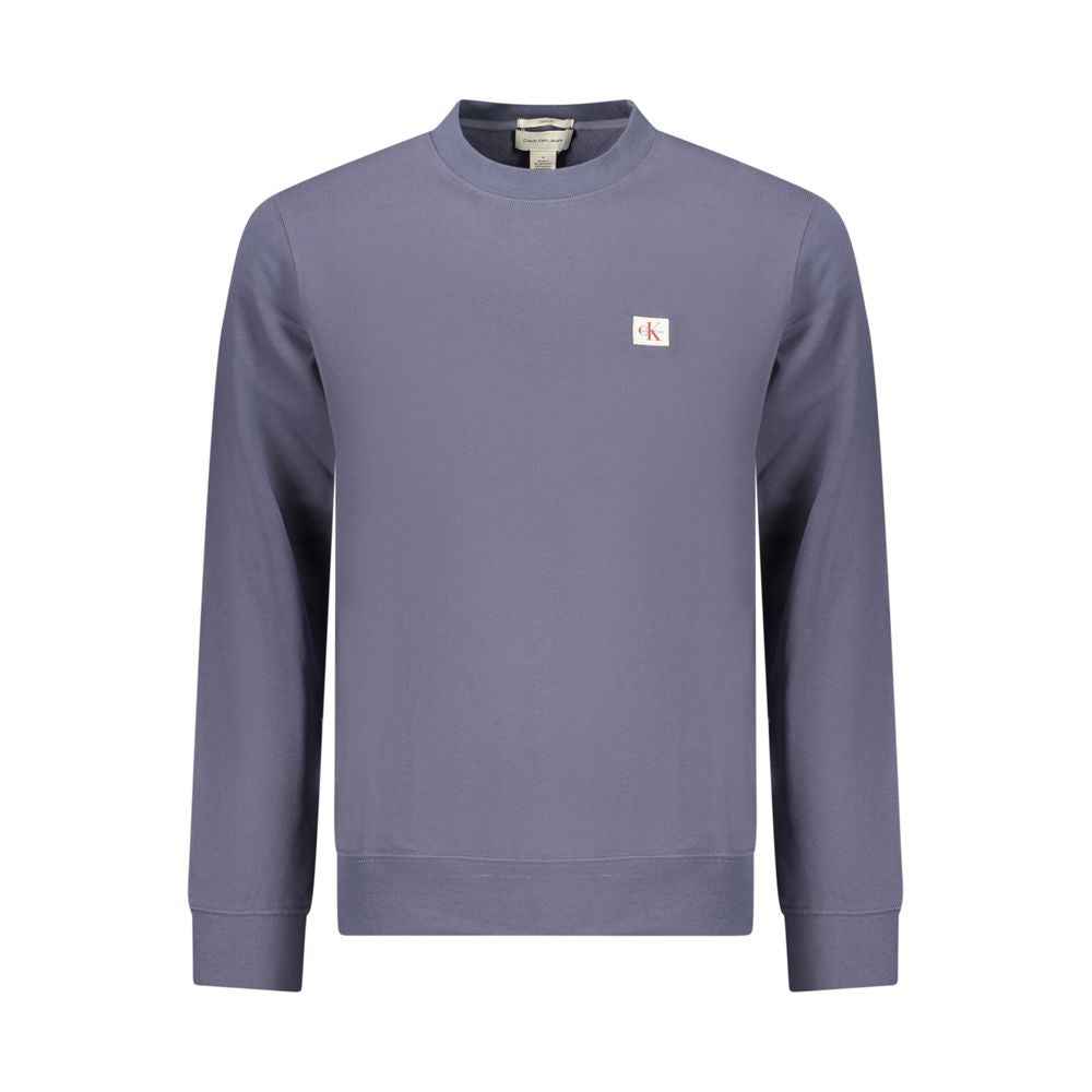 Calvin Klein Blue Cotton Sweatshirt