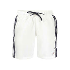 Norway 1963 White Polyamide Swim Shorts