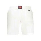Norway 1963 White Polyamide Swim Shorts