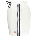 Norway 1963 White Polyamide Swim Shorts