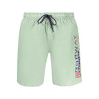 Norway 1963 Green Polyamide Swim Shorts