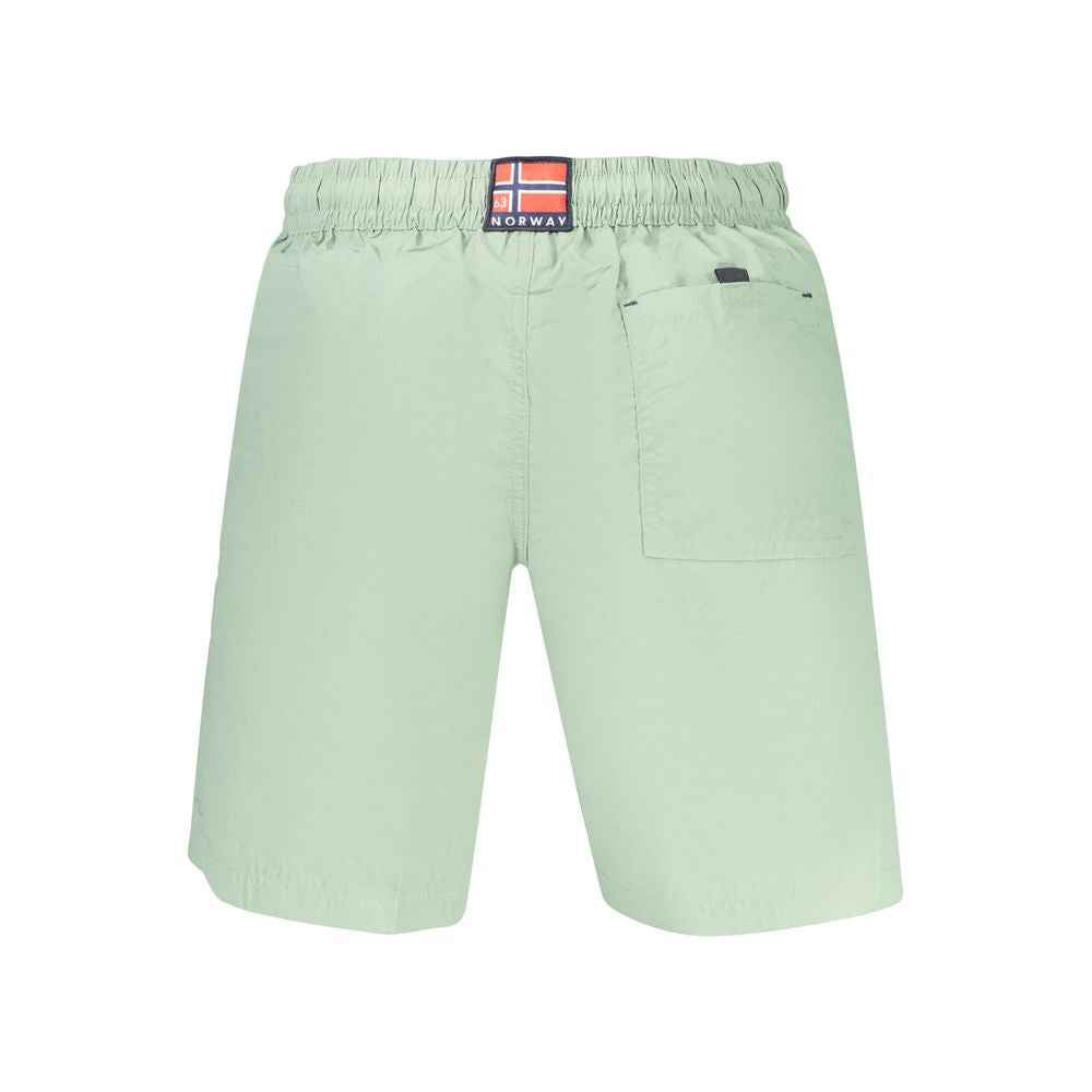 Norway 1963 Green Polyamide Swim Shorts