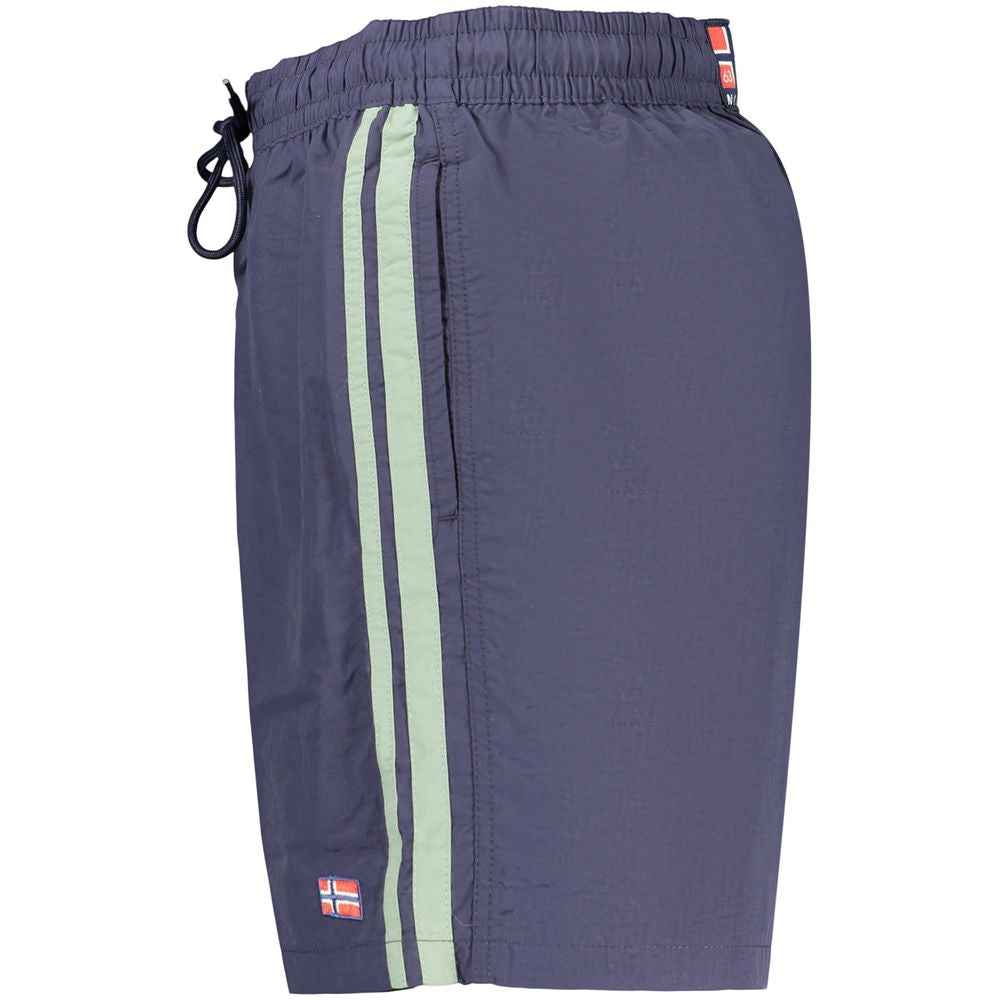 Norway 1963 Blu Poliammide Men's Boxer