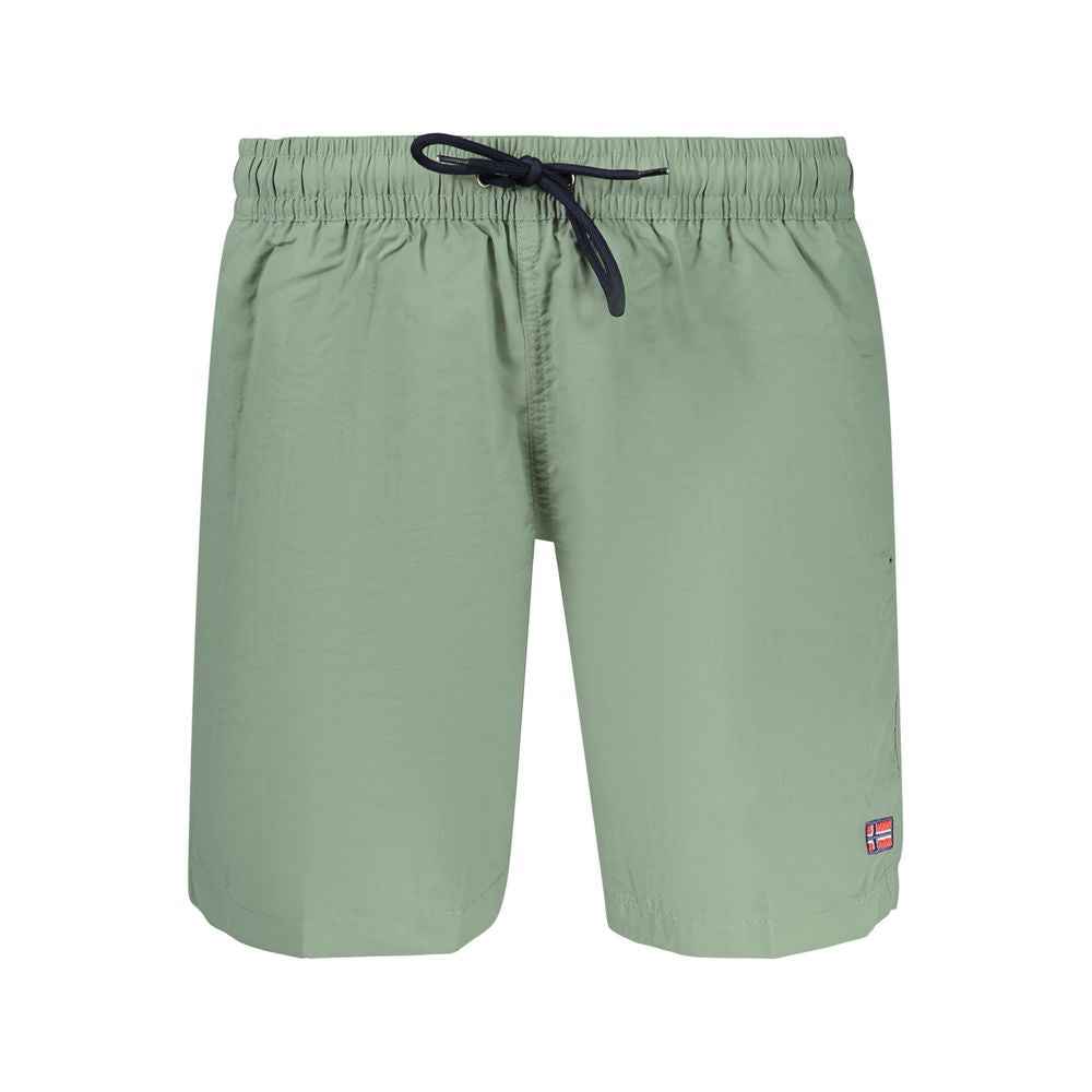 Norway 1963 Green Polyamide Men's Swimwear