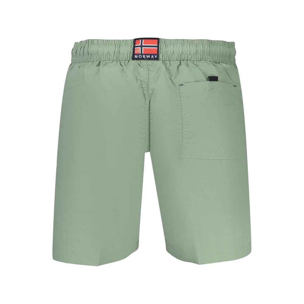 Norway 1963 Green Polyamide Men's Swimwear