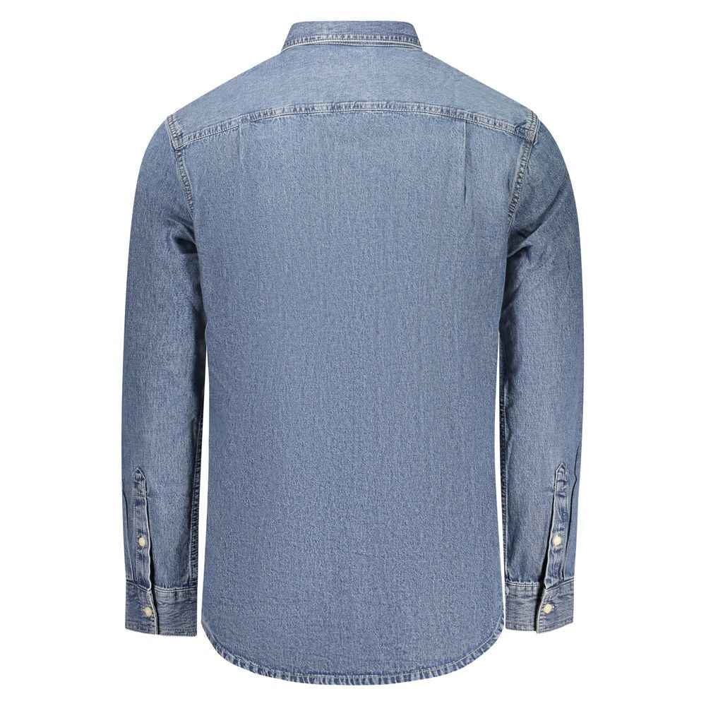 Calvin Klein Blue Cotton Men's Shirt
