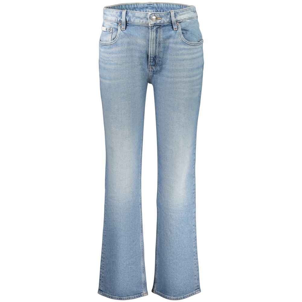 Calvin Klein Azzurro Cotton Women's Jeans