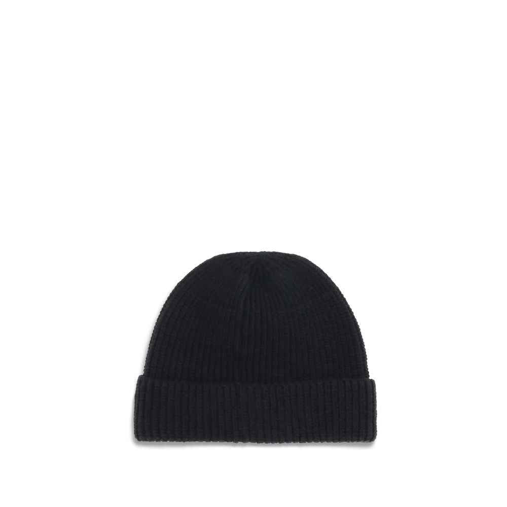 Prada Black Wool Oves Aries Beanie