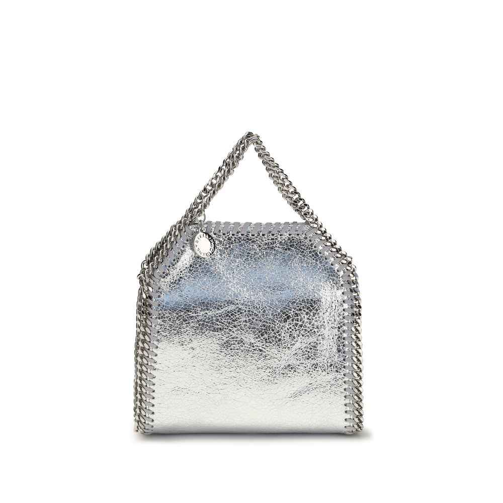Stella McCartney Silver Polyester Shoulder Bag