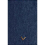 Valentino Blue Cotton Casual Dress