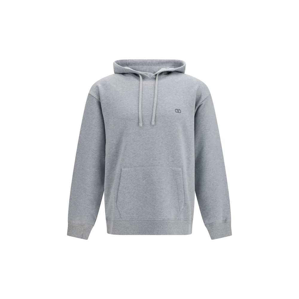 Valentino Gray Cotton Sweatshirt