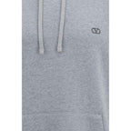 Valentino Gray Cotton Sweatshirt