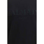 Balmain Black Cotton Sweatshirt