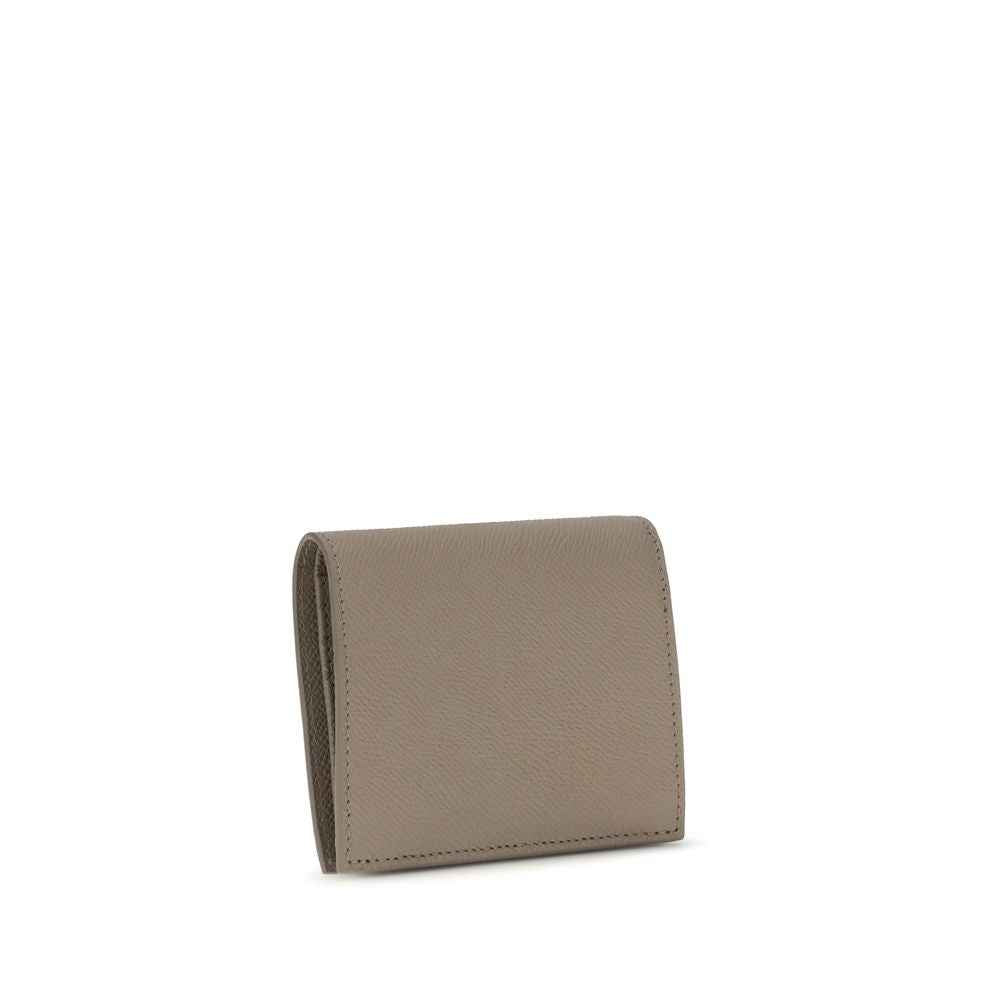 Ferragamo Beige Calf Leather Bos Taurus Shoulder Bag