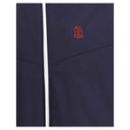Brunello Cucinelli Blue Polyamide Shell Jacket