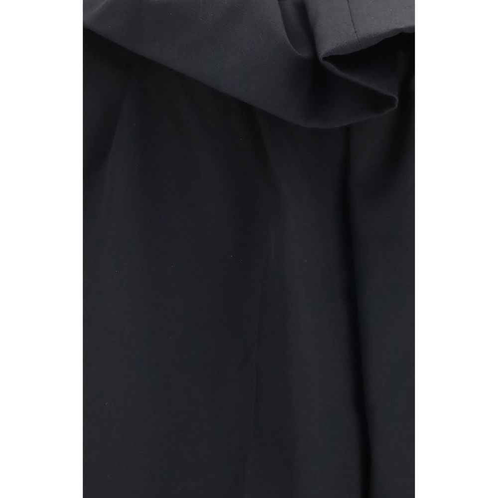Khaite Black Wool Oves Aries Casual Pants